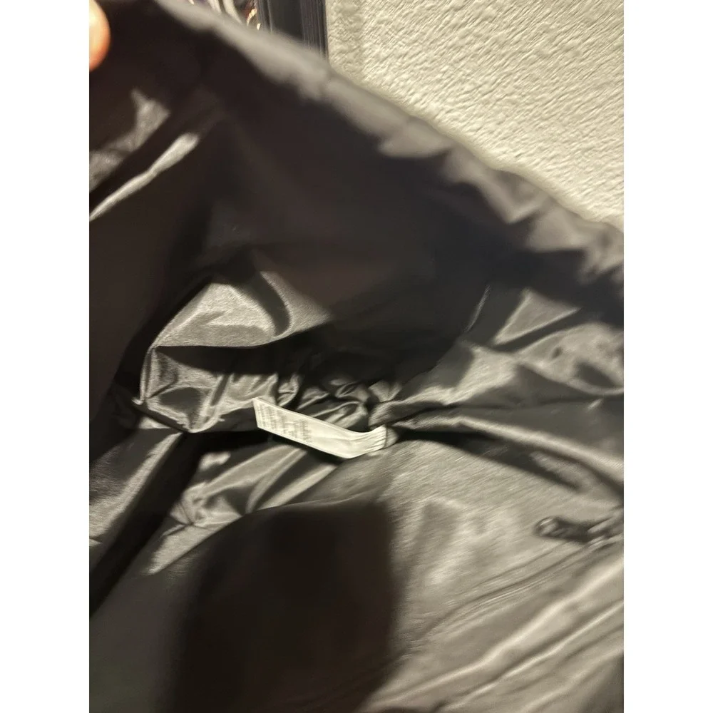 PUMA Black Backpack Drawstring Flap Top Zip Closure, Adjustable Straps, Pockets